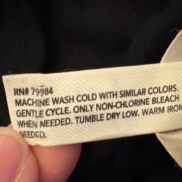 Soma Black Short Sleeve Lounge Tee (Size M) - Picture 4 of 6